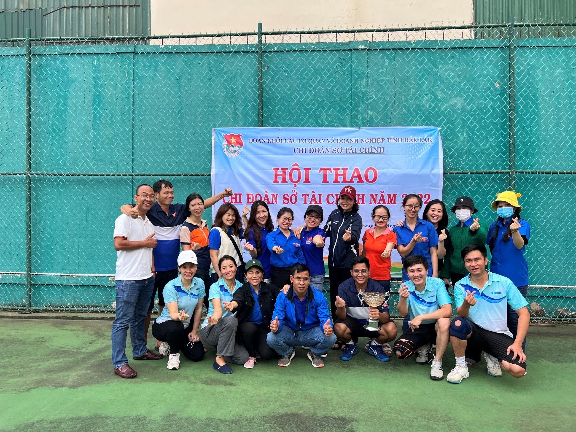CHI ĐOÀN SỞ TÀI CHÍNH TỔ CHỨC HỘI THAO NĂM 2022