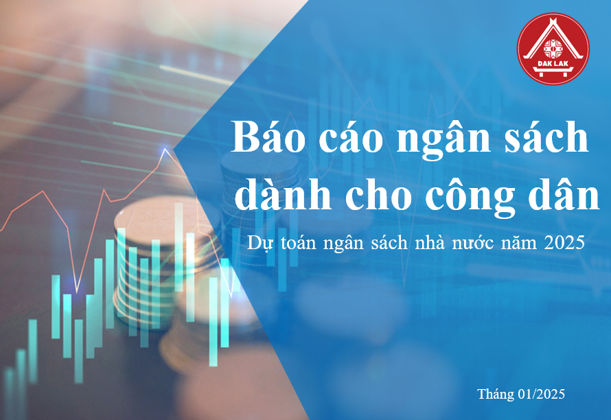 Báo cáo ngân sách dành cho công dân - Dự toán ngân sách nhà nước 2025 - tỉnh Đắk Lắk