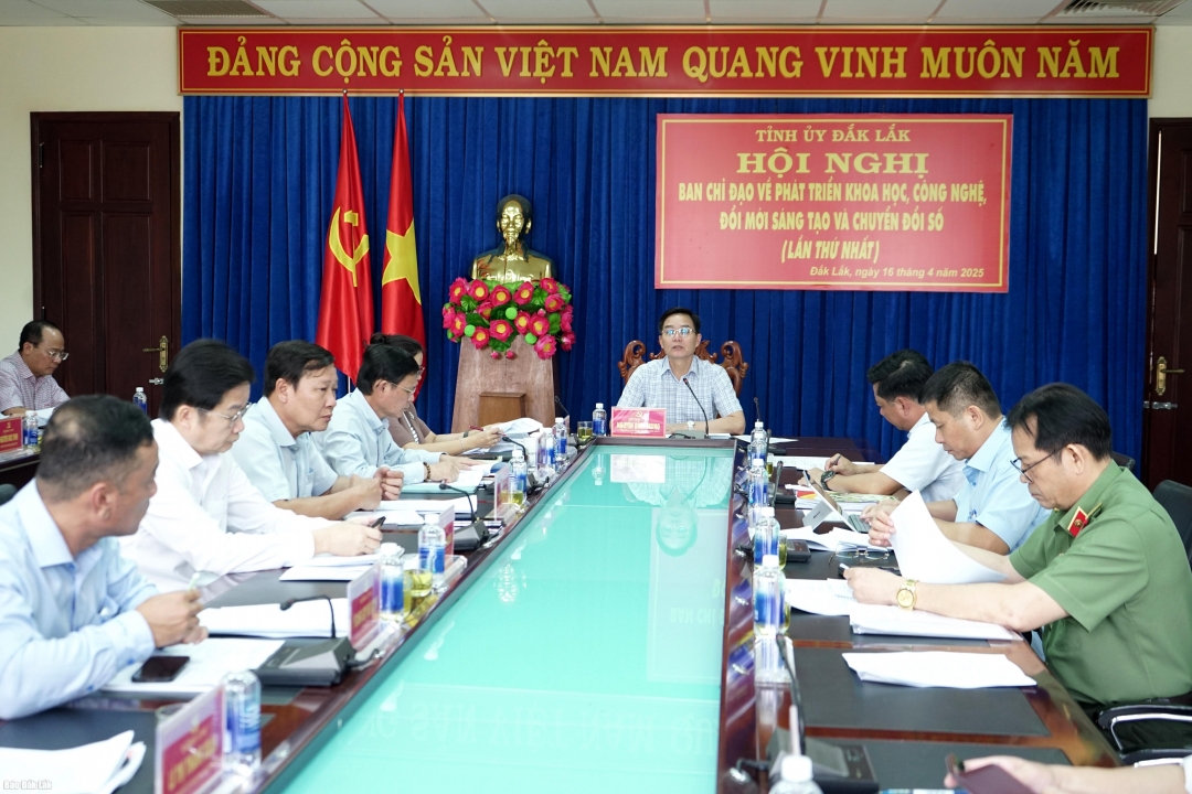 Hội nghị Ban Chỉ đạo phát triển khoa học, công nghệ, đổi mới sáng tạo và chuyển đổi số lần thứ Nhất