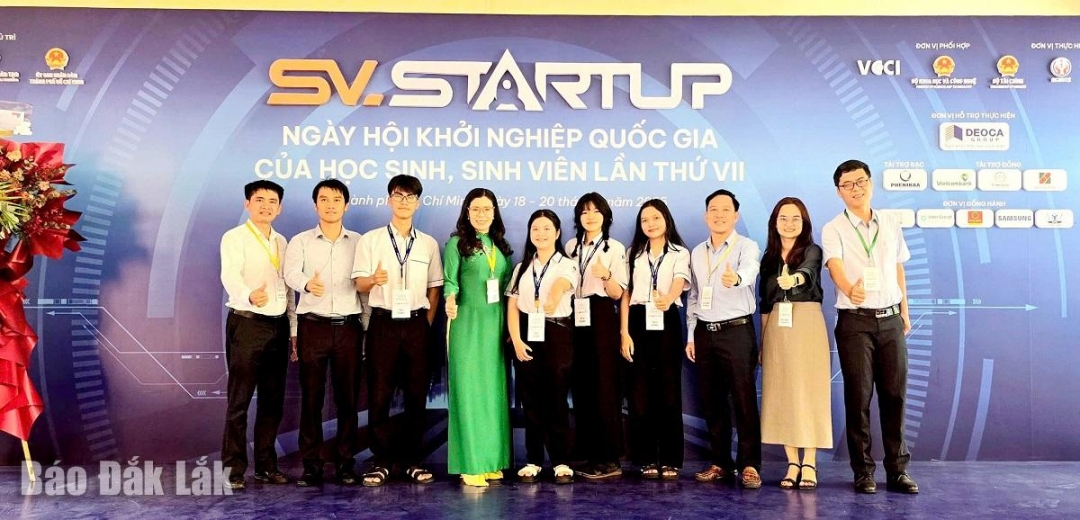 Đắk Lắk có một dự án đoạt giải Ba tại Cuộc thi học sinh, sinh viên với ý tưởng khởi nghiệp lần thứ VI