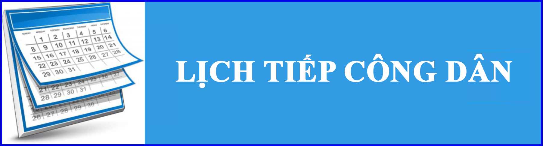 Lịch tiếp công dân